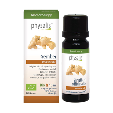 Physalis Gember Olie Bio - 10ml image 1