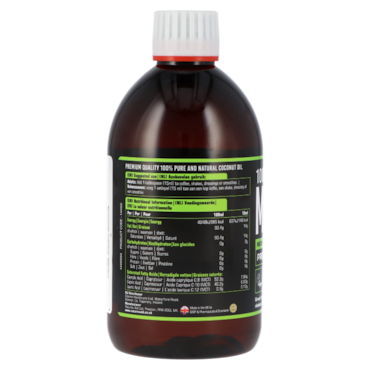 Natures Aid 100% Pure MCT Oil 500ml image 2