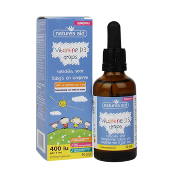 Natures Aid Vitamine D3 Drops Baby's & Kids (50ml) image 2