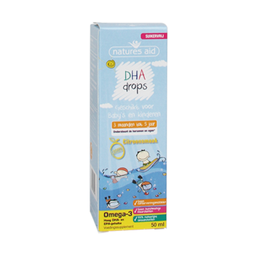 Natures Aid DHA Drops Baby's & Kids (50ml) image 1