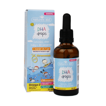 Natures Aid DHA Drops Baby's & Kids (50ml) image 2