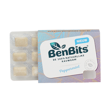 BenBits 100% Natuurlijke Kauwgom Peppermint image 2