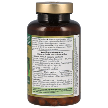 Nature's Garden Cayenne, 450mg (100 Softgel Capsules) image 2