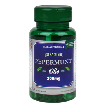 holland & barrett pepermunt olie 200mg | holland & barrett