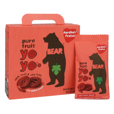 Bear Yoyo Strawberry Fruitrolletjes (100gr) image 2