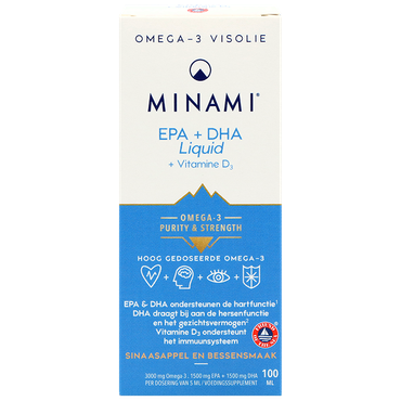 Reviews over MINAMI EPA + DHA + Vitamine D3 Vloeibaar - 100ml