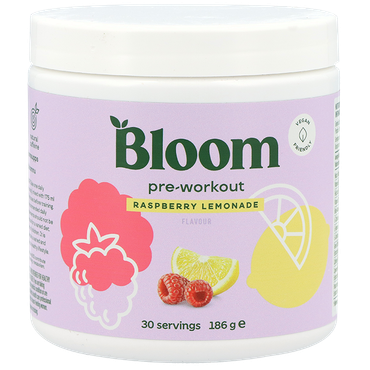 Reviews over Bloom Pre-Workout Raspberry Lemonade - 186g