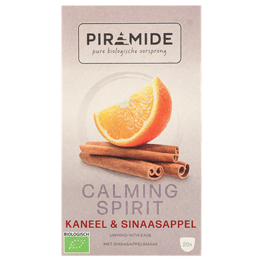 Reviews over Piramide Calming Spirit Kaneel & Sinaasappel - 20 theezakjes