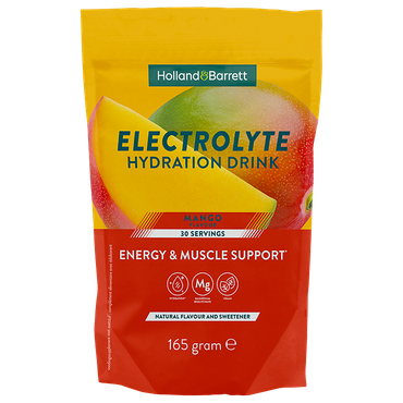 Reviews over Holland & Barrett Elektrolyten Hydration Drink Mango - 165g (30 porties)