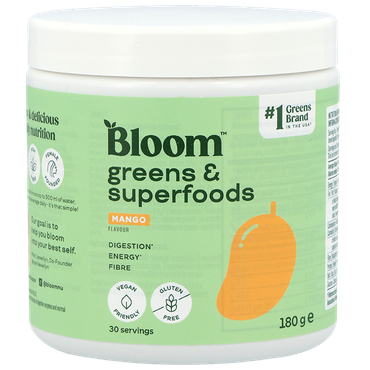 Reviews over Bloom Greens & Superfoods Mango - 180g
