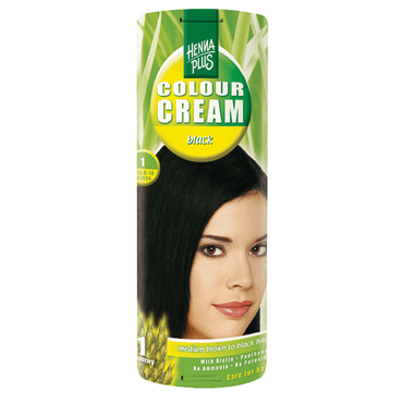 Hennaplus Colour Cream 1 Black - 60ml