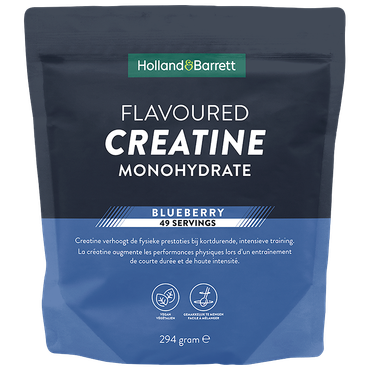 Reviews over Holland & Barrett Flavoured Creatine Monohydraat Blueberry - 294g