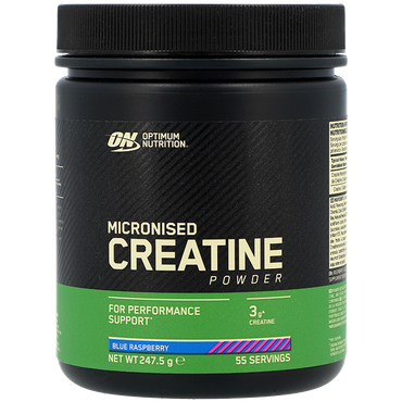 Reviews over Optimum Nutrition Micronised Creatine Powder Blue Raspberry - 247,5g
