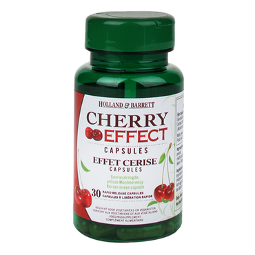 Holland &amp; Barrett Cherry effect Cerise 30 Capsules