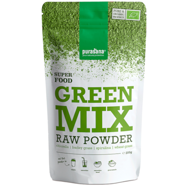Purasana Raw Green Mix Poeder - 200g