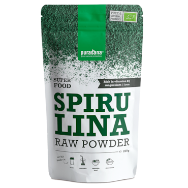 Purasana Poudre de Spiruline Raw - 200g