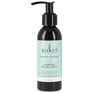 Sukin Blemish Control Clearing Face Wash - 125ml image 1