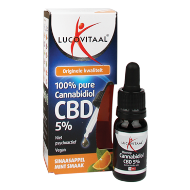 Lucovitaal CBD Olie Sinaas Mint, 5% (10ml) image 2