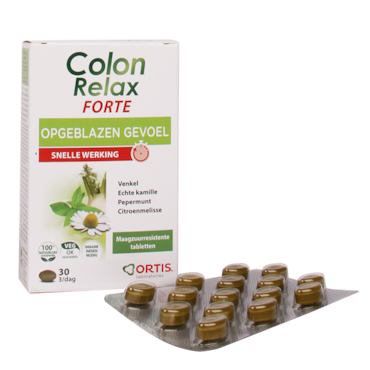 Ortis Colon Relax Opgeblazen Gevoel (30 Tabletten) image 2