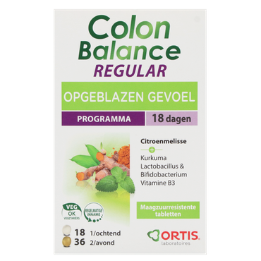 Reviews over Ortis Colon Balance Opgeblazen Gevoel (54 Tabletten)