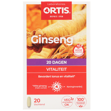 Ortis Ginseng Vitaliteit Tabletten image 1