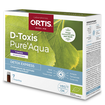 Ortis Detoxine Express Framboos Kamille Bio (7 Flesjes)