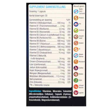 Lucovitaal WLS Multi Vitamine Mineralen (30 Capsules) image 3