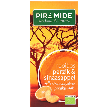 Piramide Rooibos Perzik Sinaasappel - 20 theezakjes