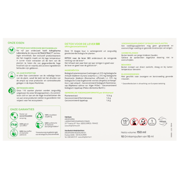 Arkopharma Detox Lever Bio (10 Ampullen) image 3