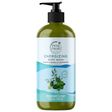 Petal Fresh Energizing Bath & Shower Gel Rosemary & Mint - 475ml image 1