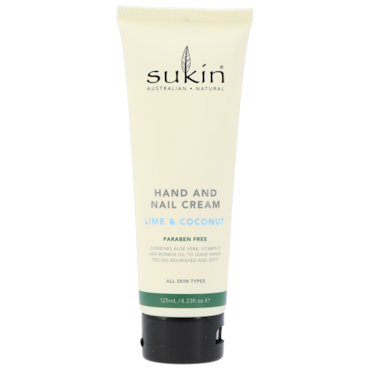 Sukin Hand and Nail Cream Lime & Coconut - 125ml image 1