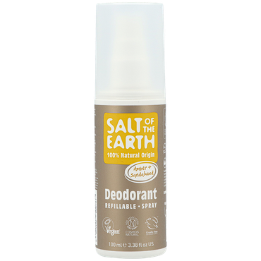 Reviews over Salt of the Earth Deodorant Amber & Sandalwood Spray - 100ml