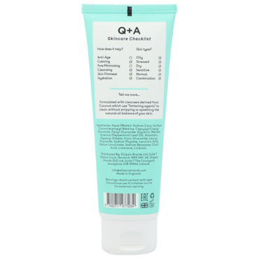 Q+A Peppermint Daily Cleanser - 125ml image 2