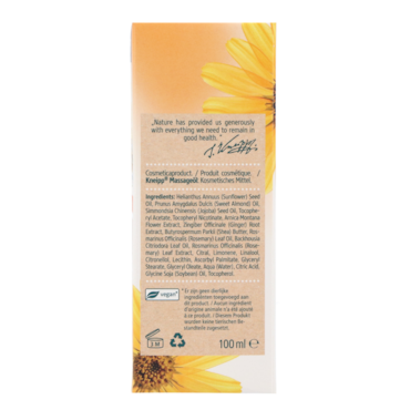 Huile de massage Kneipp Arnica - 100ml image 2