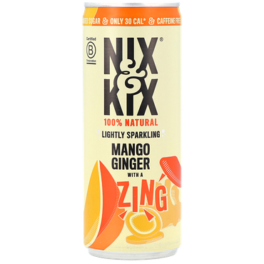 Reviews over Nix & Kix Lightly Sparkling Mango Ginger Drink - 250ml