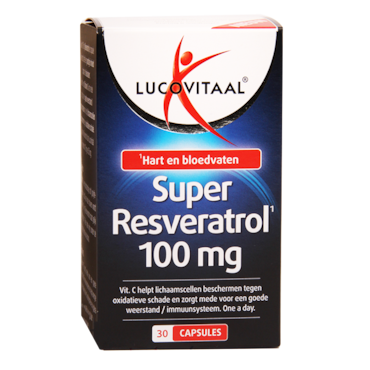 Lucovitaal Super Resveratrol, 100mg (30 Capsules) image 1