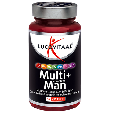 Lucovitaal Multi+ homme complète (40 comprimés)