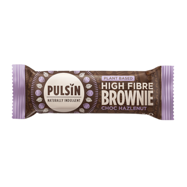 Pulsin High Fibre Brownie Choc Hazlenut - 35g image 1