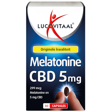 Lucovitaal Melatonine + CBD 5mg (30 Capsules) image 1