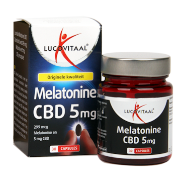 Lucovitaal Melatonine + CBD 5mg (30 Capsules) image 2