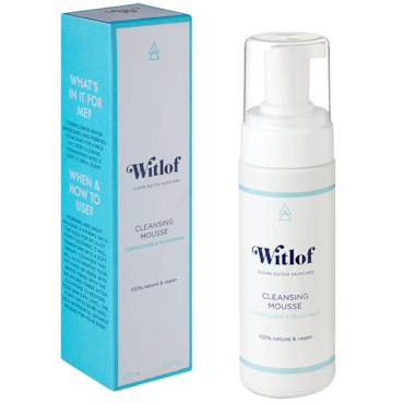 Witlof Skincare Cleansing Mousse Cornflower & Frangipani - 150ml image 1