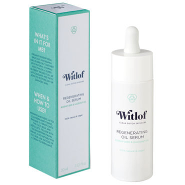 Witlof Skincare Regenerating Oil Serum Rosehip Seed & Hazelnut Oil - 30ml image 1
