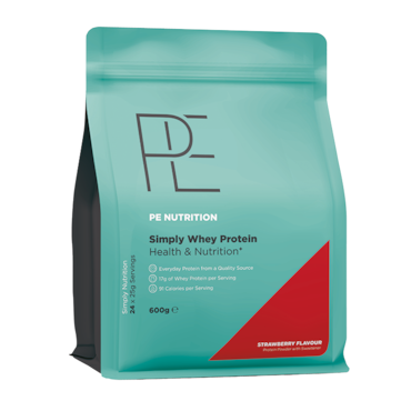 PE Nutrition Simply Whey Protein Strawberry - 600g image 1