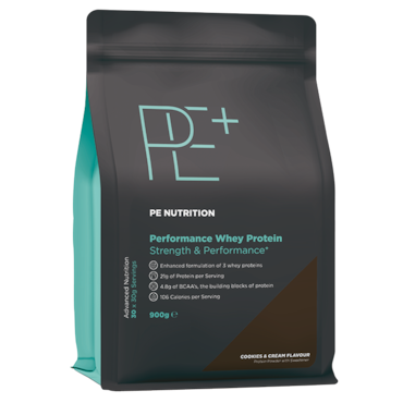 PE Nutrition Performance Whey Protein Cookies & Cream - 900g image 1