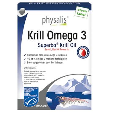 Instrument extase pil Physalis Krill Omega 3 (30 Capsules) | Holland & Barrett