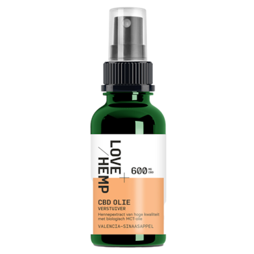 Love Hemp CBD Olie Verstuiver Valencia-Sinaasappel 2% (30ml) image 1