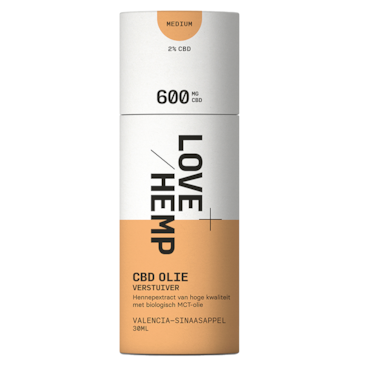 Love Hemp CBD Olie Verstuiver Valencia-Sinaasappel 2% (30ml) image 2