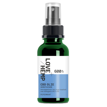 Love Hemp CBD Olie Verstuiver Pepermunt 2% (30ml) image 1