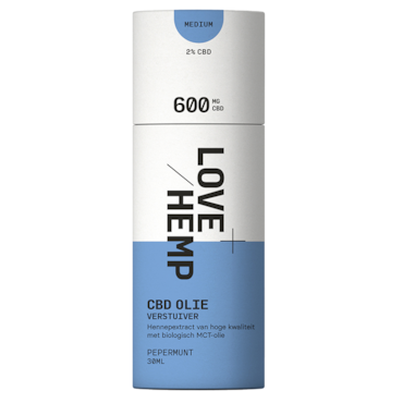 Love Hemp CBD Olie Verstuiver Pepermunt 2% (30ml) image 2