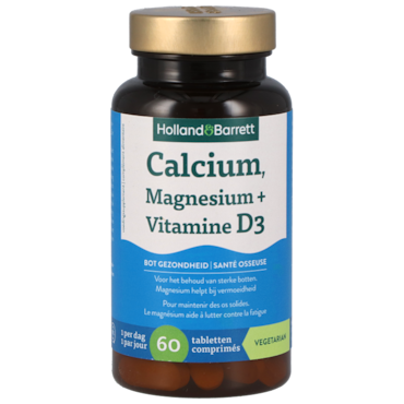 Holland & Barrett Calcium, Magnesium & Vitamine D3 - 60 tabletten image 1